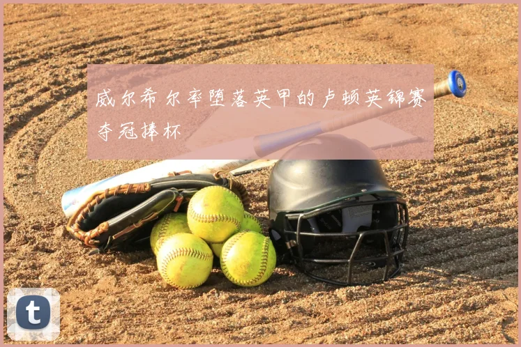 威尔希尔率堕落英甲的卢顿英锦赛夺冠捧杯